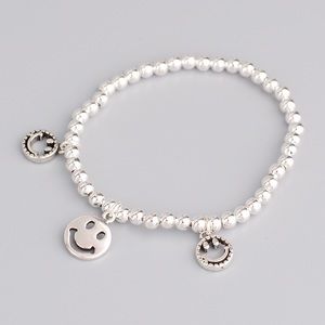 Smiley face elastic bracelet